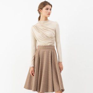 Ruched Long Sleeves Top